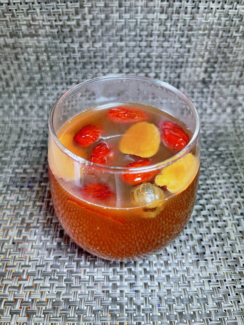 How to make donkey hide gelatin, longan and red date tea: 8
