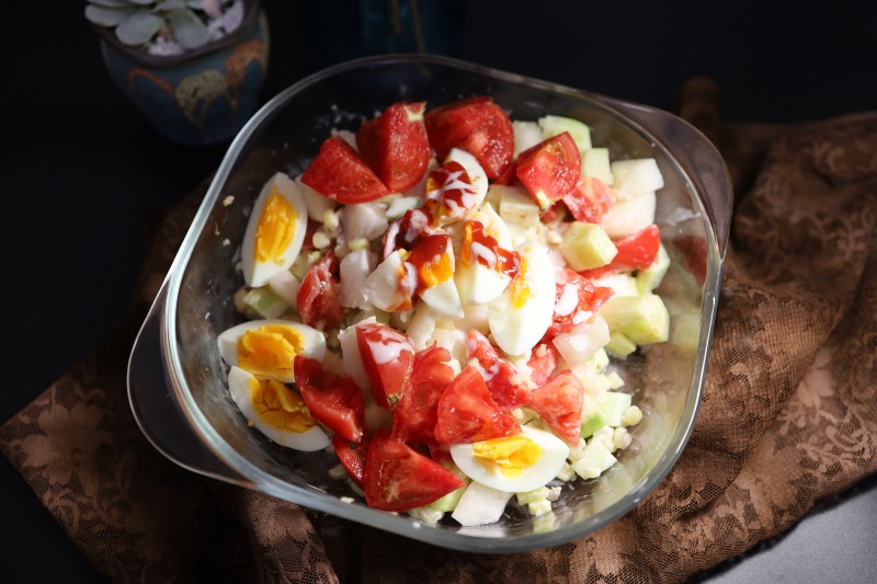 Chowder Salad Steps: 7
